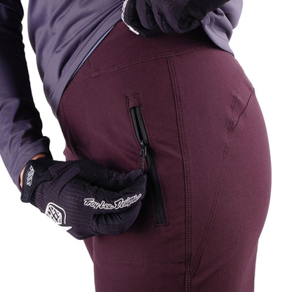 Broek TROY LEE DESIGNS LILIUM PRO MONO Dames Bordeaux