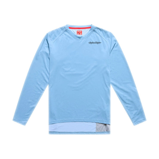 Maillot TROY LEE DESIGNS LILIUM PRO Femme Manches Longues Bleu