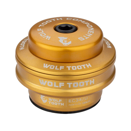 Cuvette Haute pour Jeu de Direction Externe WOLF TOOTH PERFORMANCE 1"1/8 EC34 Stack 16 mm Or