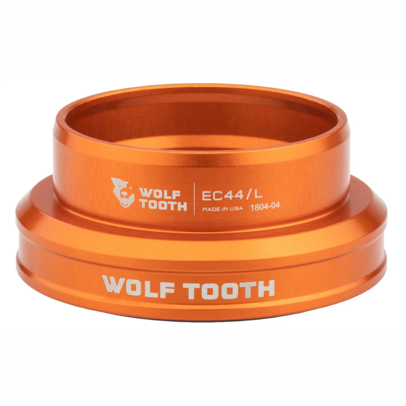 Low-Profile Head Cup for WOLF TOOTH PREMIUM 1.5" EC44 External Headset, Orange