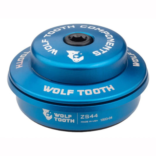 Cuvette Haute pour Jeu de Direction Semi-Intégré WOLF TOOTH PREMIUM 1"1/8 ZS44 Stack 6 mm Bleu