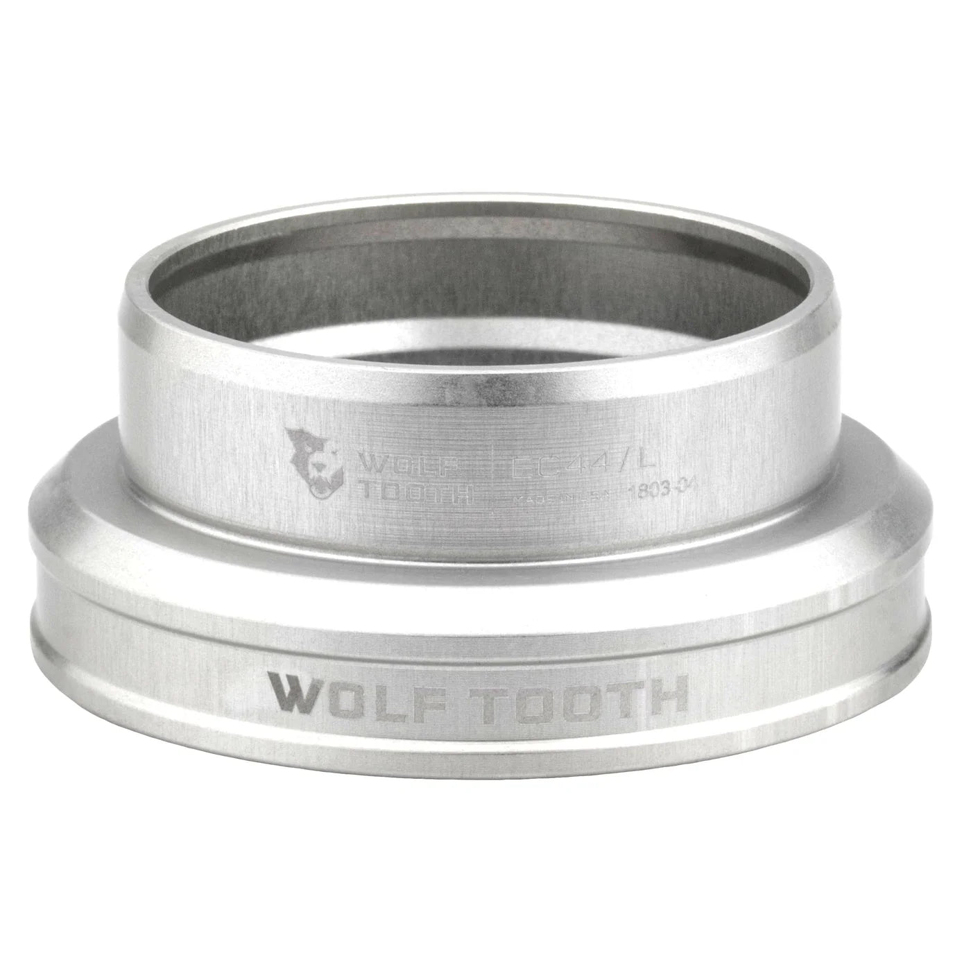 Niedrige Steuerrohrschale für externes Steuersatzset WOLF TOOTH PREMIUM 1,5" EC44 Silber