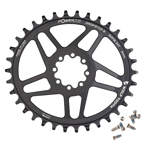 Mono Oval WOLF TOOTH 12V SRAM Direct Mount 8 bolt kædehjul Offset 3mm