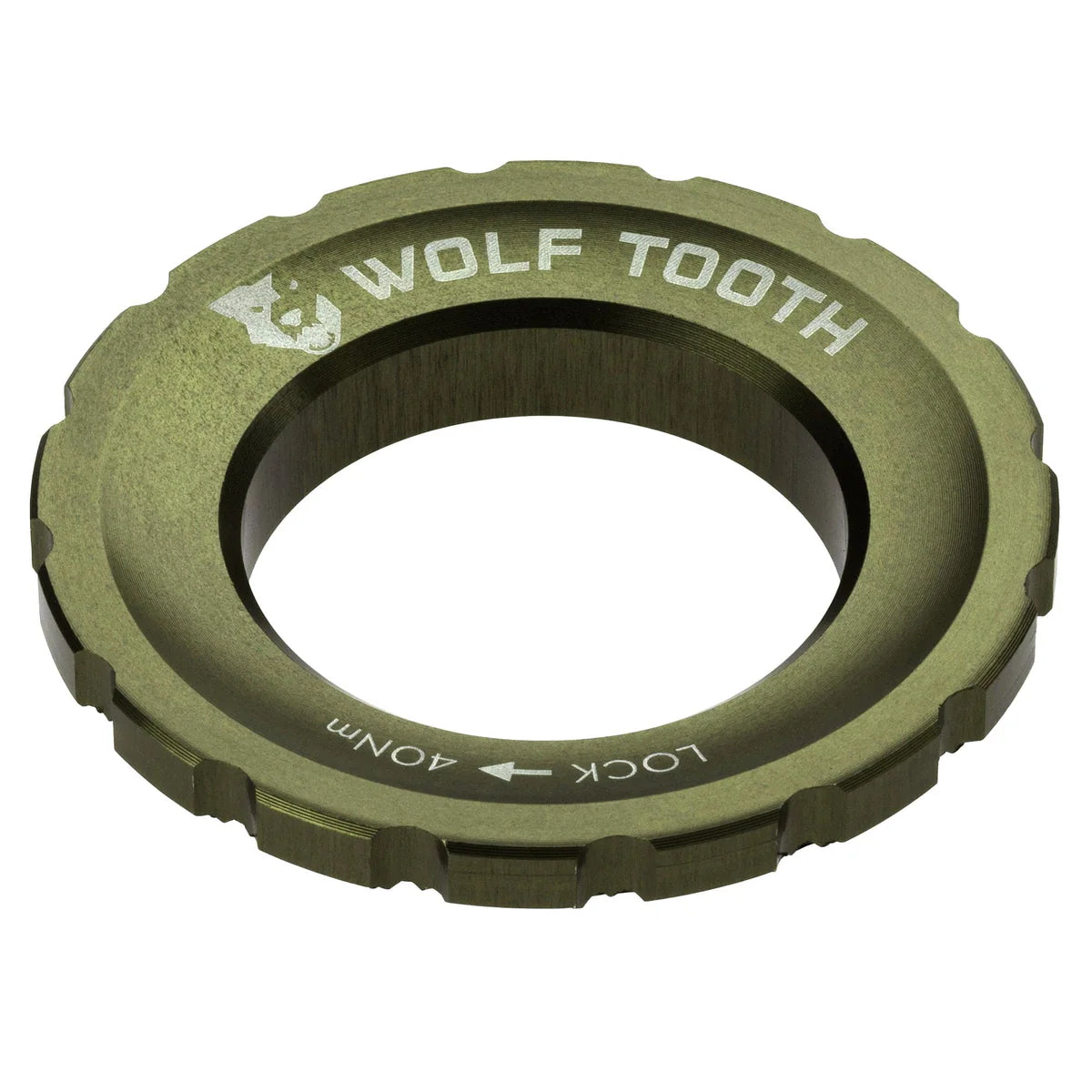WOLF TOOTH Centerlock-Außenmutter, oliv
