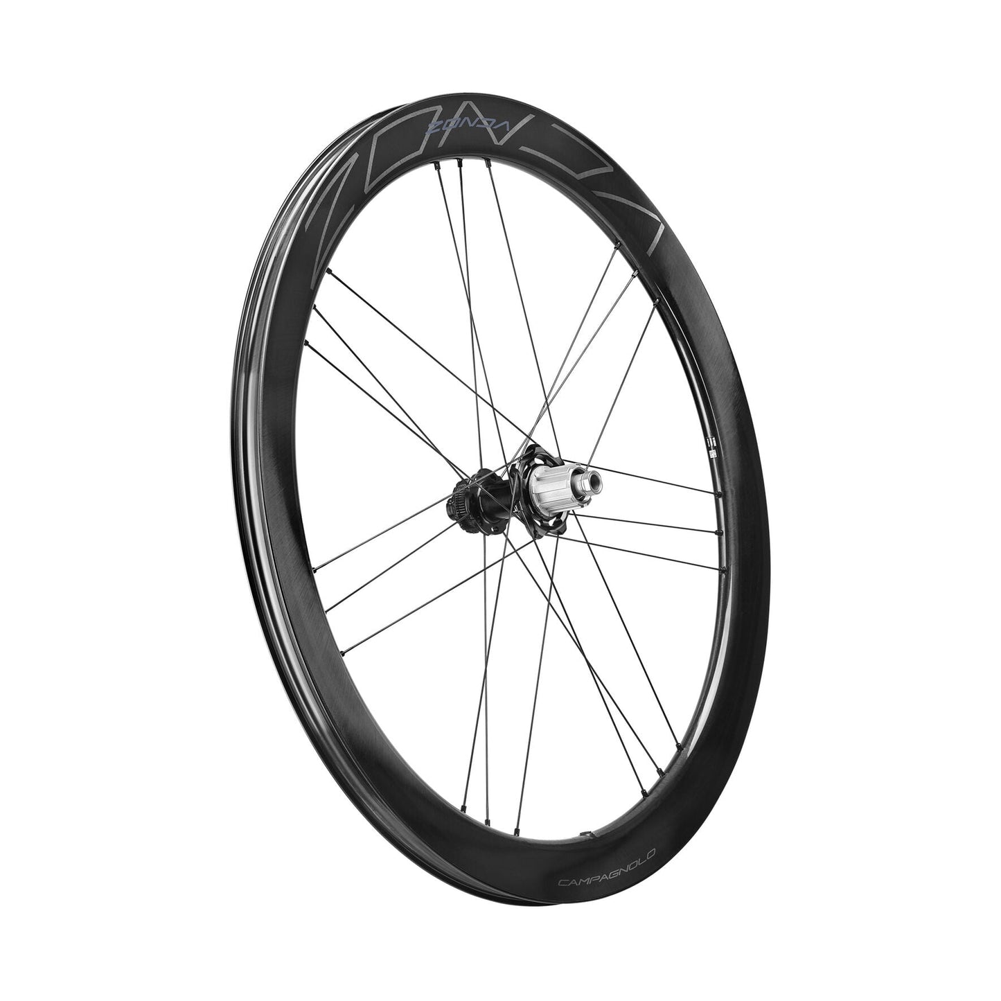 Pair of CAMPAGNOLO ZONDA CARBONE H50 DISC 2WF C25 wheels