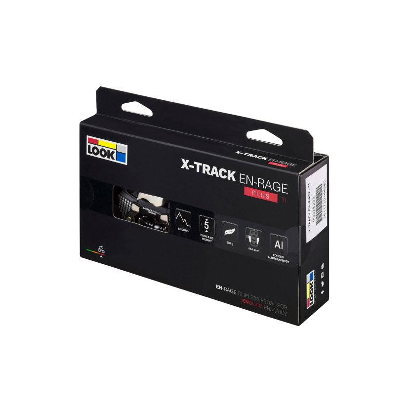 LOOK X-TRACK EN-RAGE PLUS Titanium SPD-pedaler i sort