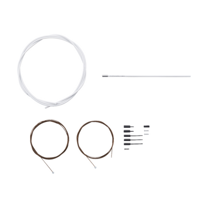 Kabel- en Mantelset voor Derailleur SHIMANO DURA-ACE 9100 Polymeer Wit