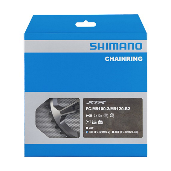 Ingranaggio esterno SHIMANO XTR per FC-M9100-2 (28-38 denti) 12V