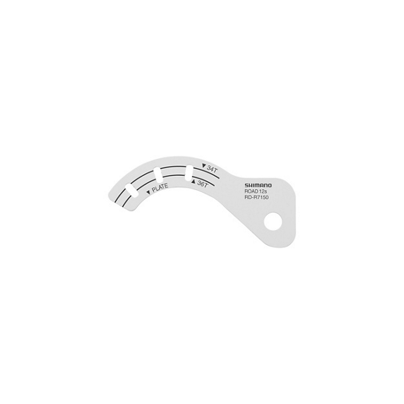 SHIMANO RD-R7150 Justeringsmått för G-remskiva