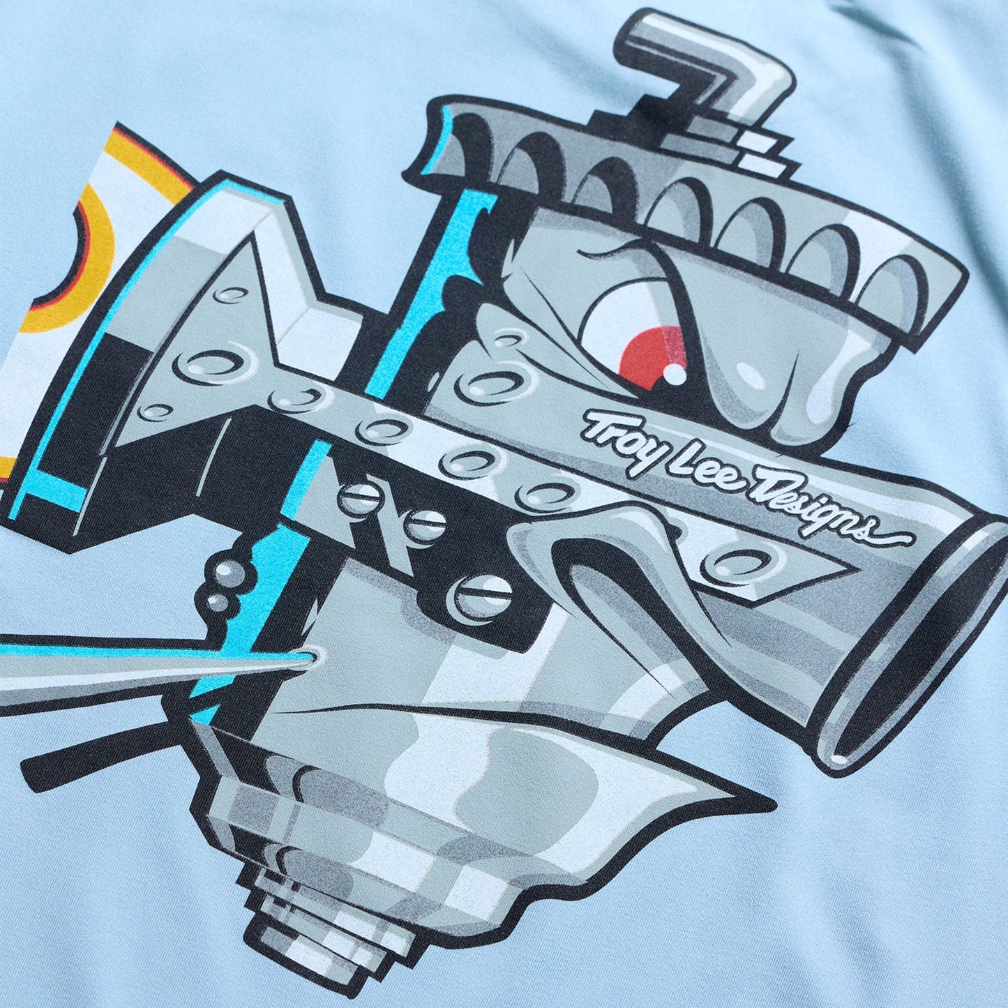 TROY LEE DESIGNS RUCKUS RIDE CARBS Junior Långärmad Jersey Blå