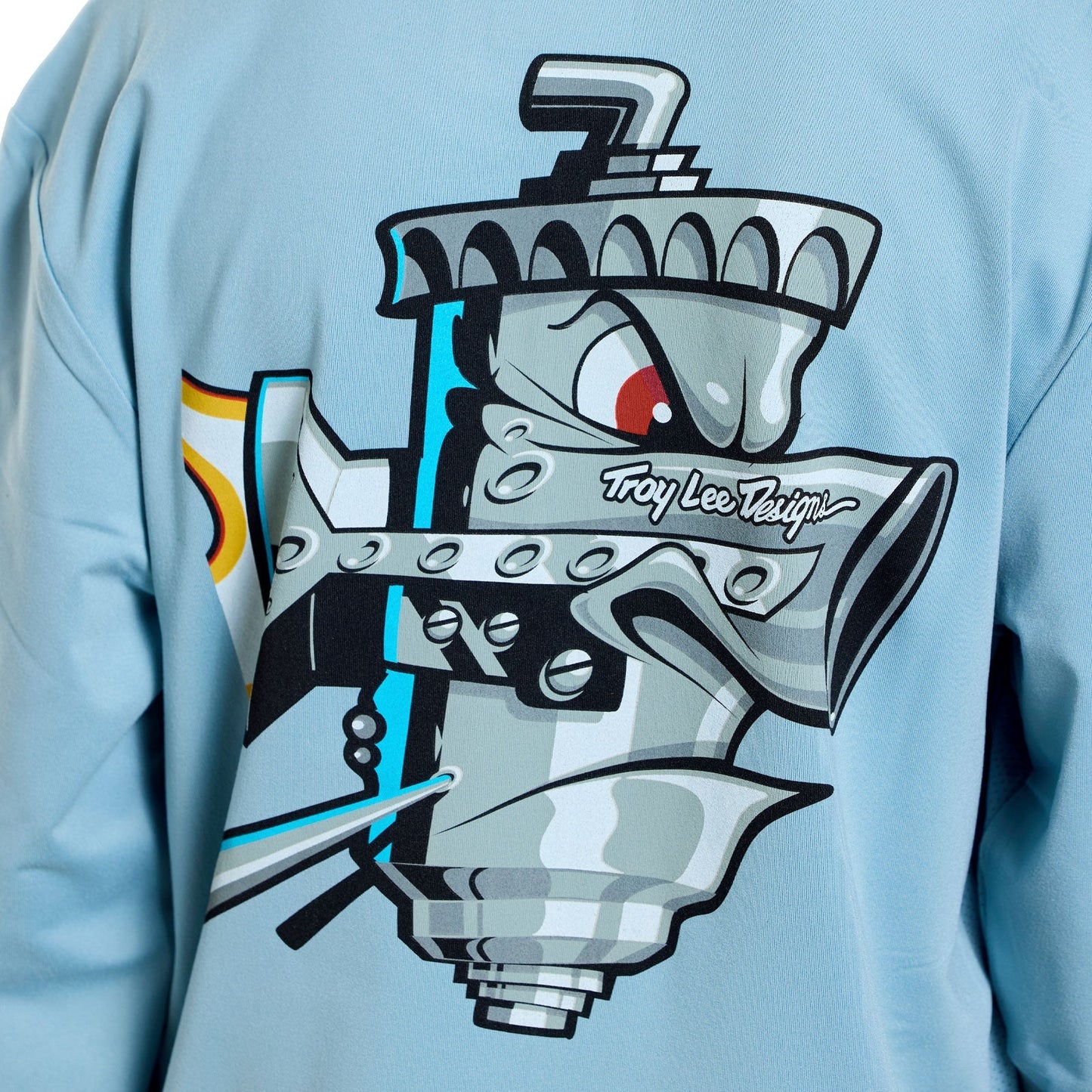 TROY LEE DESIGNS RUCKUS RIDE CARBS Junior Långärmad Jersey Blå