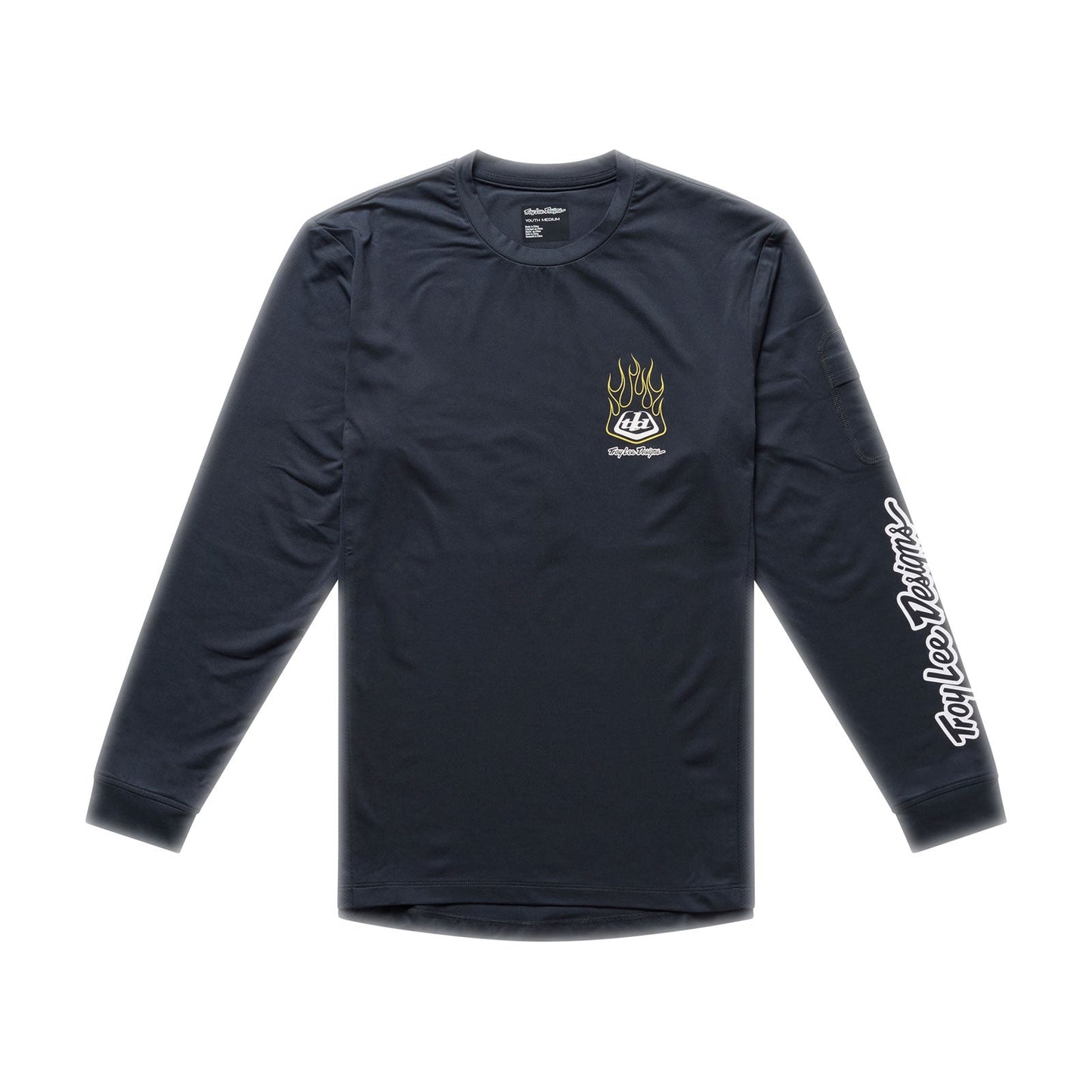 TROY LEE DESIGNS RUCKUS RIDE PRESSED Junior Langærmet trøje Sort