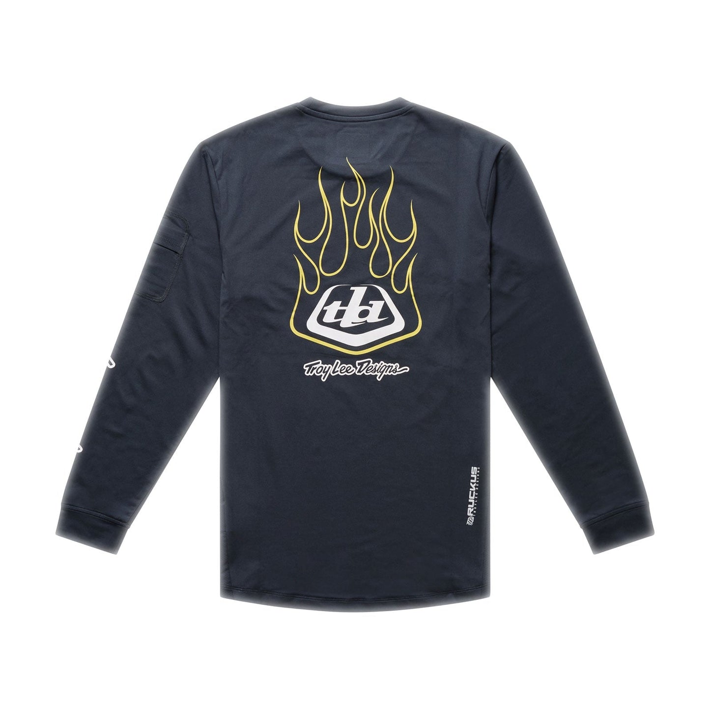 TROY LEE DESIGNS RUCKUS RIDE PRESSED Junior Langærmet trøje Sort