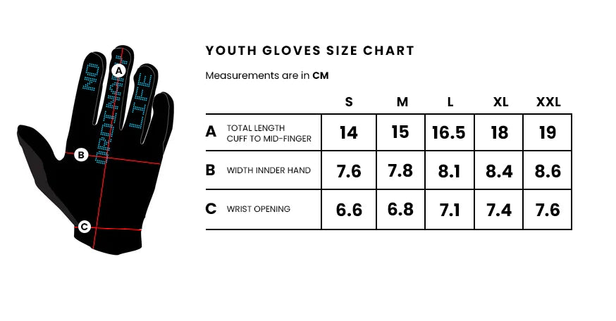 Gants DHARCO GRAVITY Junior ROCKNROLLA Noir