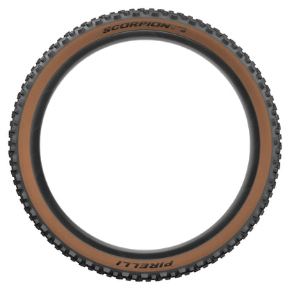 Ελαστικό PIRELLI SCORPION E-MTB M 27.5x2.60 Tubeless Ready με αναδιπλούμενο στεφάνι, καφέ