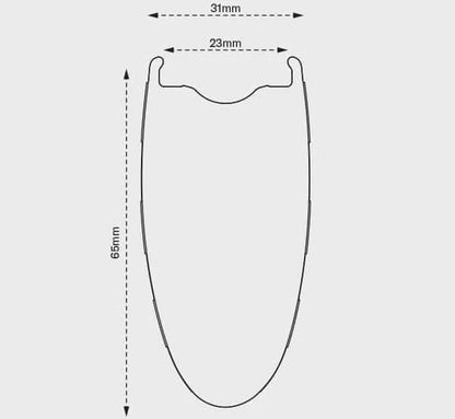 Zapletená kola SCOPE Race R6 Tubeless Ready (Centerlock) Černá