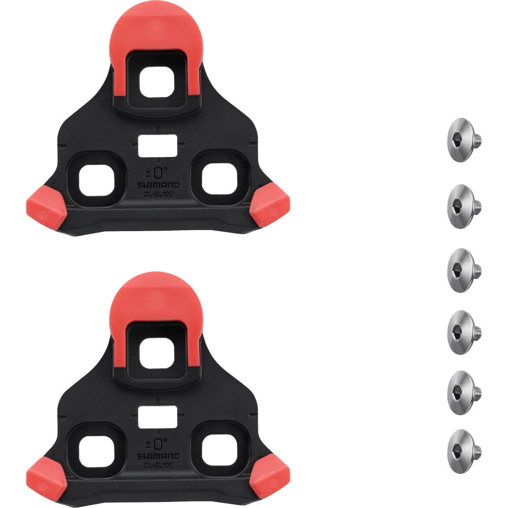 SHIMANO SPD-SLR Red 0° CL-SL100 Cleat Kit