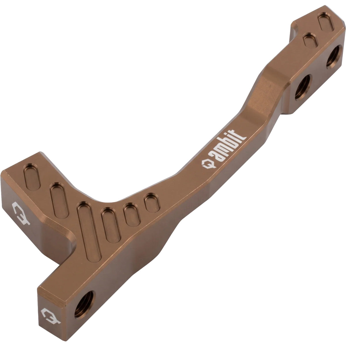 Adapter za sprednjo/zadnjo zavorno čeljust PM/PM AMBIT +20 mm (140–160 mm), rjav