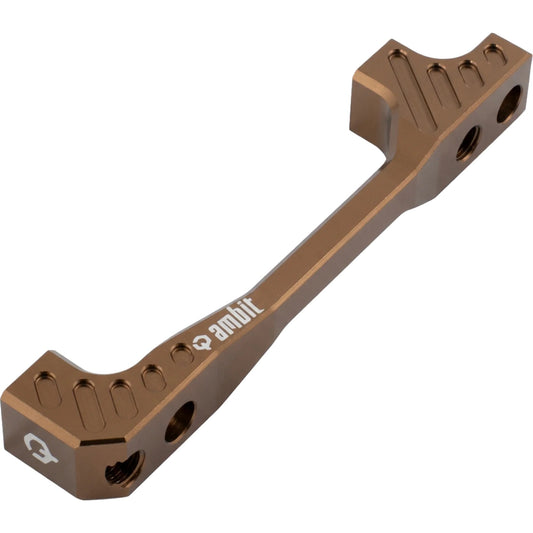 Adapter przedniego / tylnego zacisku hamulcowego PM/PM AMBIT +40 mm, brązowy