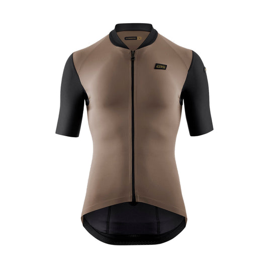 ASSOS EQUIPE RS S11 fietsshirt met korte mouwen, zwart/beige