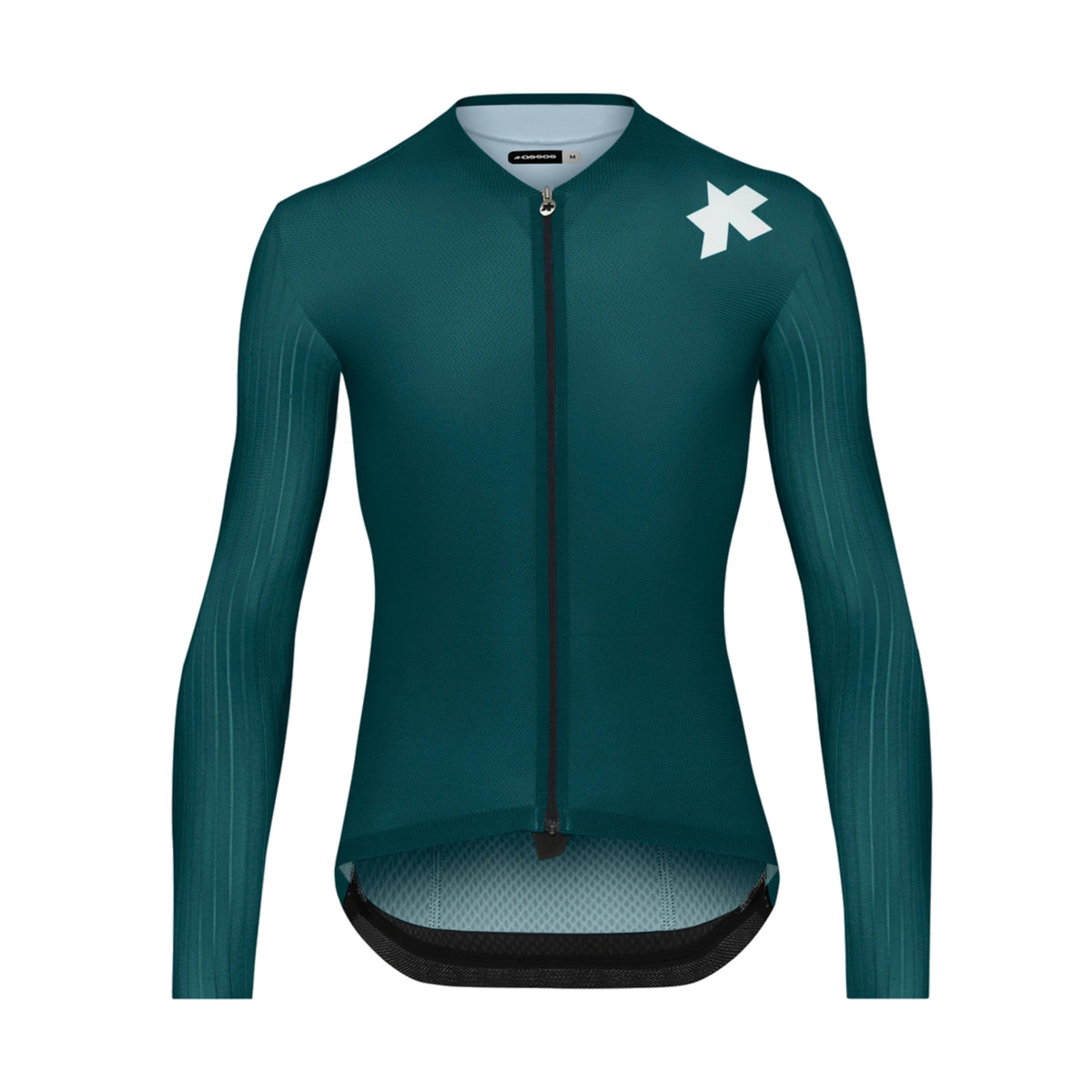 Maglia ASSOS EQUIPE RS S11 a maniche lunghe color petrolio