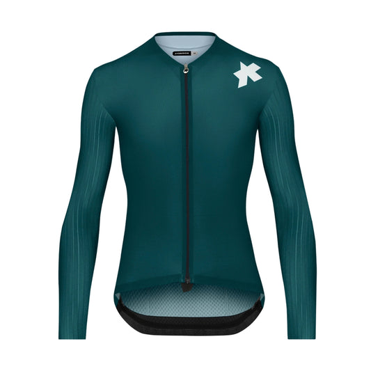 Maglia ASSOS EQUIPE RS S11 a maniche lunghe color petrolio