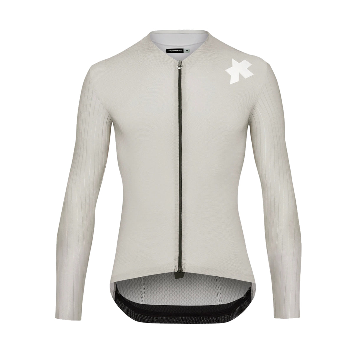 Maglia ASSOS EQUIPE RS S11 a maniche lunghe color latte di mandorla