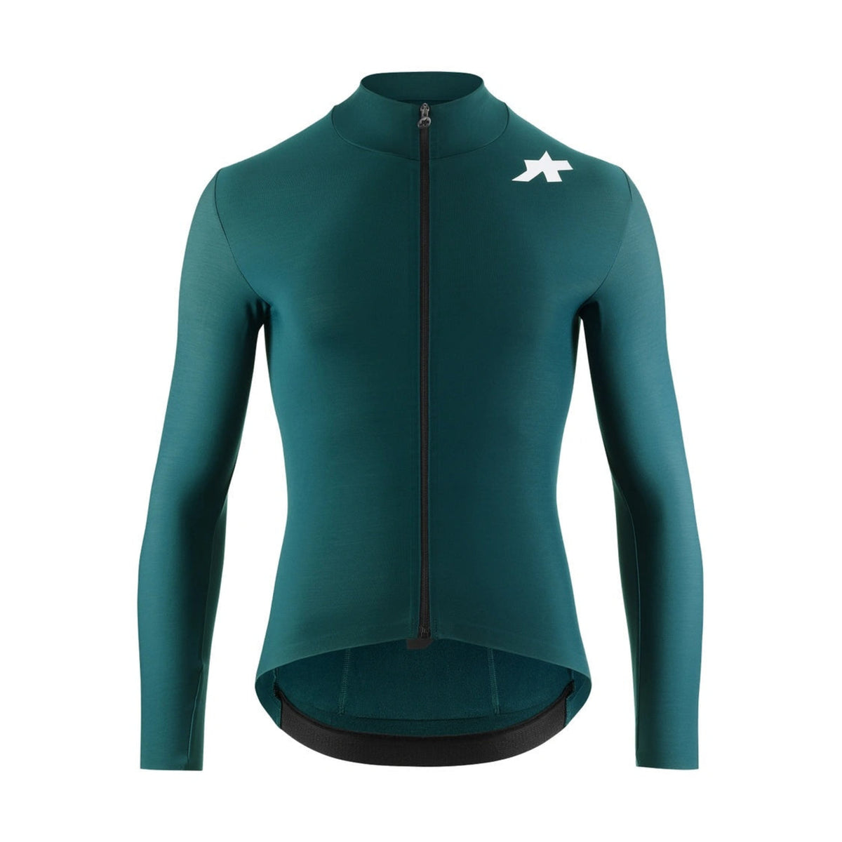 Zaļš ASSOS MILLE GT SPRING FALL S11 velokrekls ar garām piedurknēm