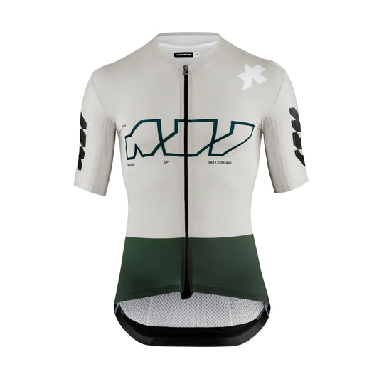 ASSOS EQUIPE RS S11 Iets te zeggen fietsshirt met korte mouwen, wit