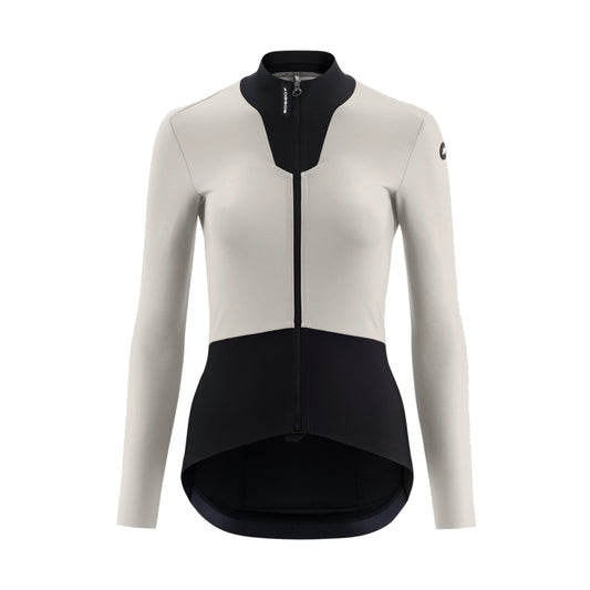 Maglia ASSOS DYORA R SPRING FALL S11 a maniche lunghe da donna bianca