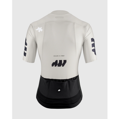 Maillot ASSOS EQUIPE RS S11 Something to Say Manches Courtes Blanc