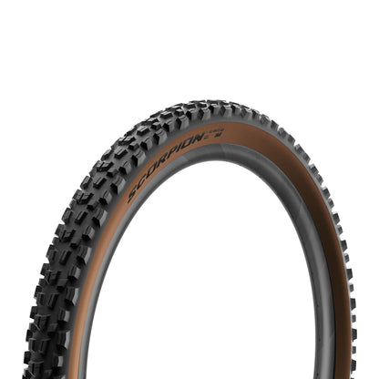 Ελαστικό PIRELLI SCORPION E-MTB M 27.5x2.60 Tubeless Ready με αναδιπλούμενο στεφάνι, καφέ