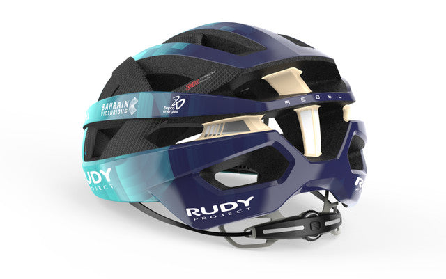 Casco de carretera RUDY PROJECT REBEL TEAM BAHRAIN VICTORIOUS Azul