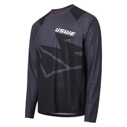 Maglia USWE BERG MTB Maniche Lunghe Nera