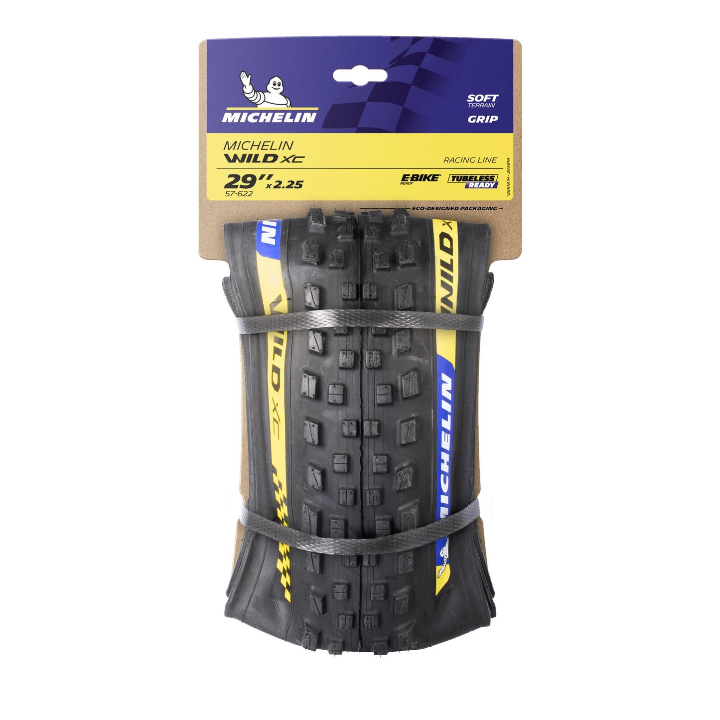 Pneu MICHELIN WILD XC Racing Line 29x2.25 Tubeless Ready Souple