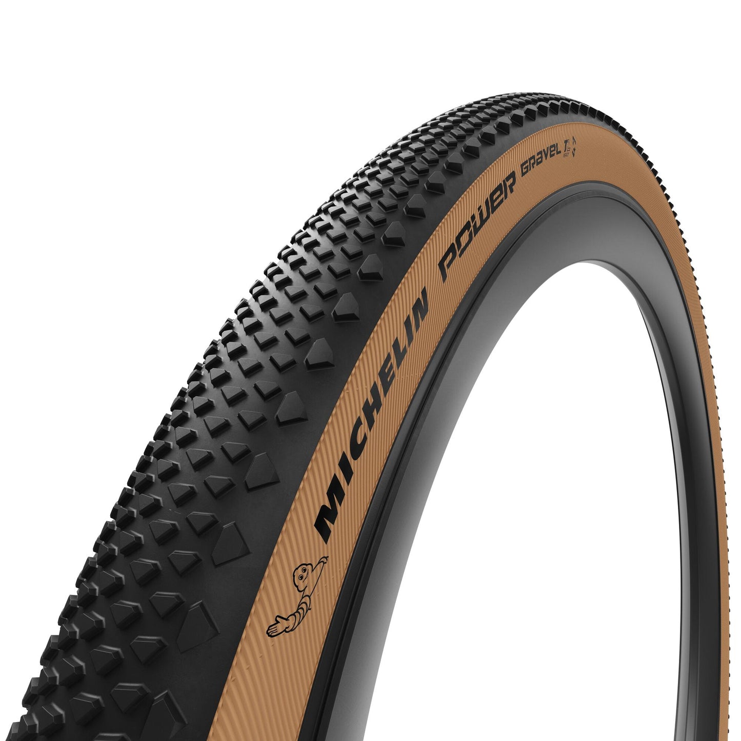 Pneu MICHELIN POWER GRAVEL Competition Line 700x47c Tubeless Ready Marron