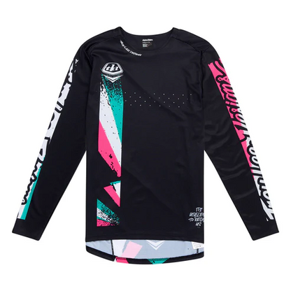 TROY LEE DESIGNS SPRINT FULL PULL Pitkähihainen Paita Musta