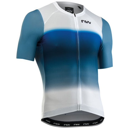 NORTHWAVE BLADE AIR Short-Sleeve Jersey White/Blue