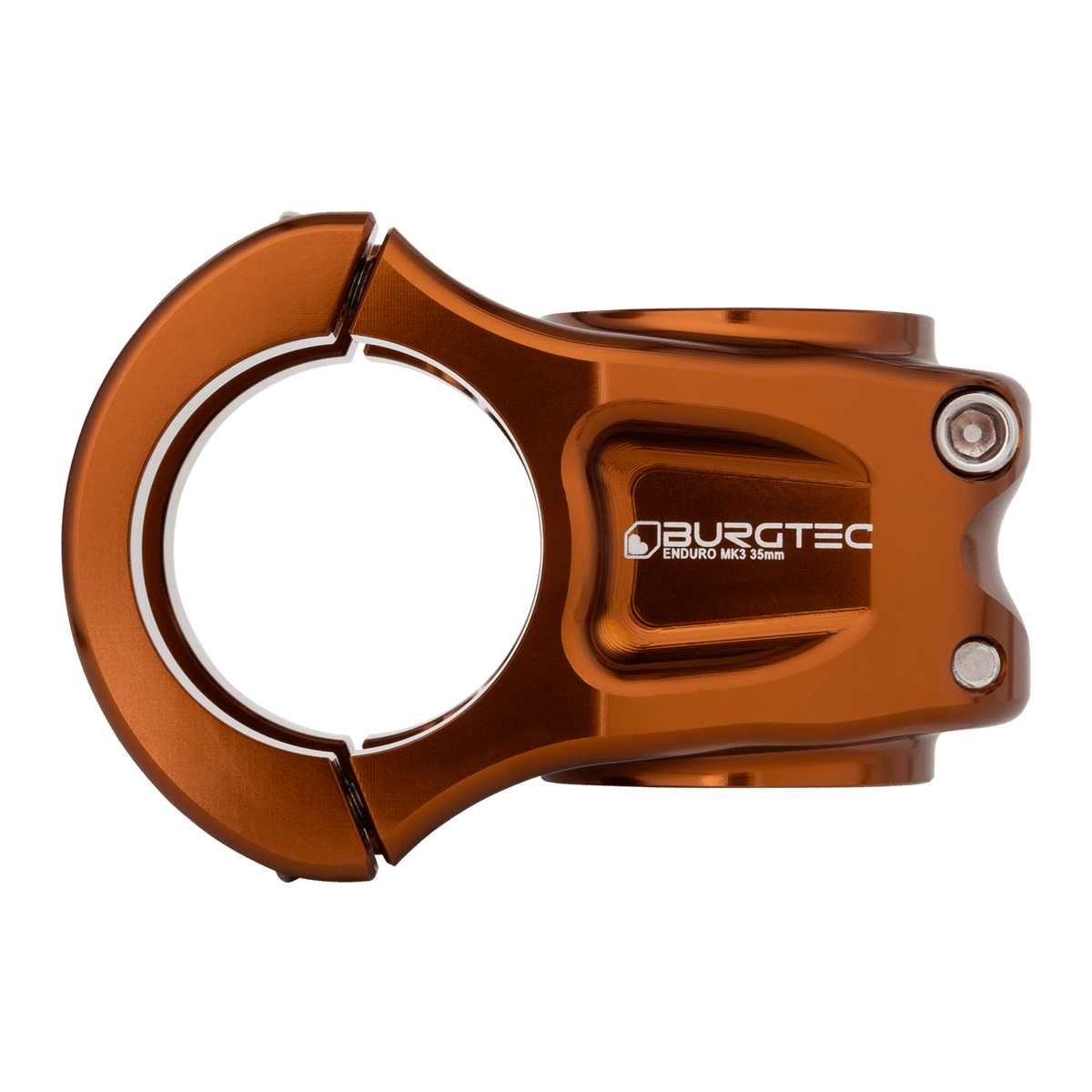 BURGTEC ENDURO MK3 stem in bronze — side view
