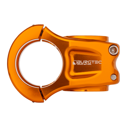BURGTEC ENDURO MK3 stem in orange — side view