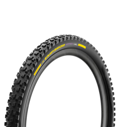 PIRELLI SCORPION EMPEROR 29x2.40 Supersoft DualWall Tubeless Ready padanga lankstus bortelis juoda/geltona Team Edition