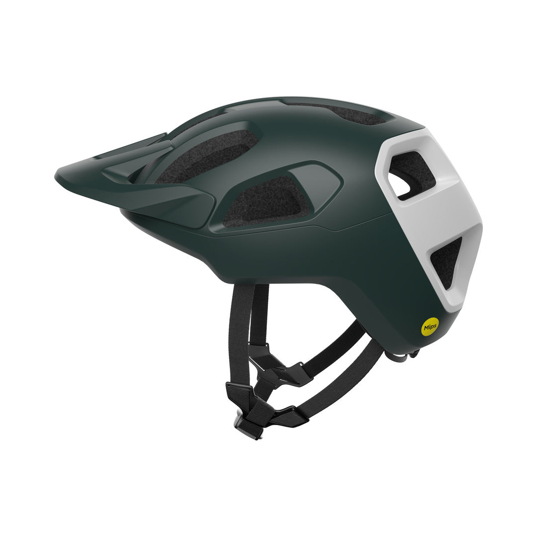 POC CULARIS MTB helmet, matt green/white — product view
