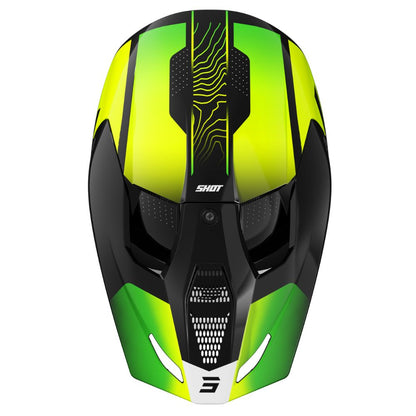 Casco BMX SHOT FURIOUS Apex giallo fluo