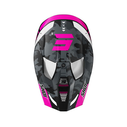 BMX-hjelm SHOT FURIOUS Flash Pink Blank