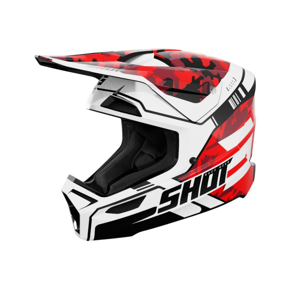 Casque BMX SHOT FURIOUS Junior Flash Red Glossy