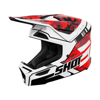 Kask BMX SHOT FURIOUS Junior Flash Red Glossy