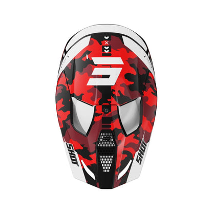 Kask BMX SHOT FURIOUS Junior Flash Red Glossy