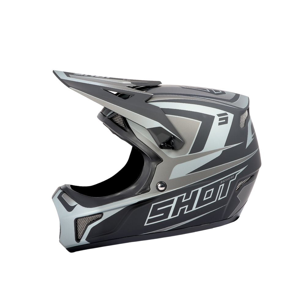 BMX-kypärä SHOT ROGUE Level Black Matt
