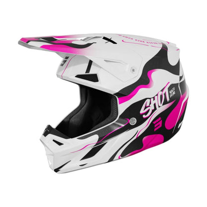 BMX-hjelm SHOT SPEED Uhyre Perlerosa
