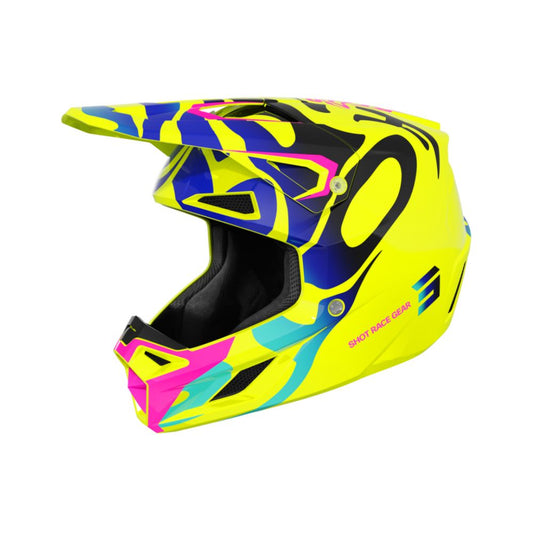 Κράνος BMX SHOT SPEED Junior Ghost Neon Yellow Glossy
